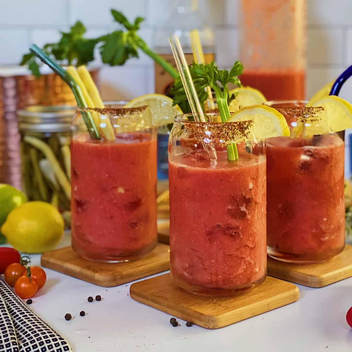 Fresh Tomato Bloody Mary Mix • What's On Kate's Plate