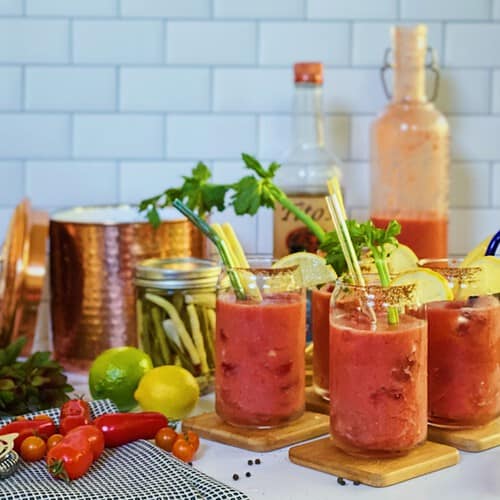 Fresh Tomato Bloody Mary Mix • What's On Kate's Plate