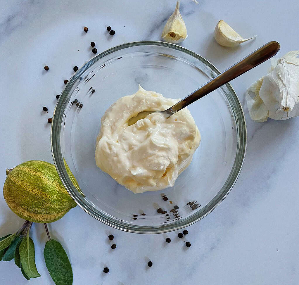 Roasted Garlic + Sage Aioli • What's On Kate's Plate